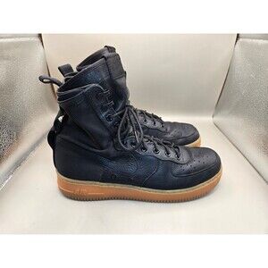 Nike SF Air Force 1 High Gum Shoes Men's 10.5 Black Tactical Military Sneakers